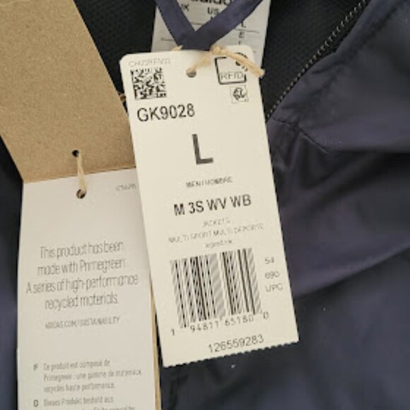 Adidas Navy Multi-Sport Windbreaker - Picture 8 of 10